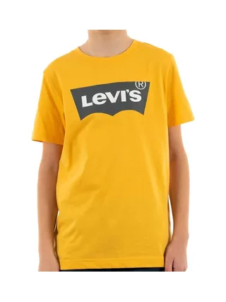 T-shirt Jaune Garçon Levi's 8E8157 1