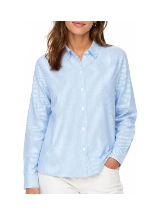Chemise Bleu/Blanche à Rayures Femme Vero Moda Ani Oxford 1