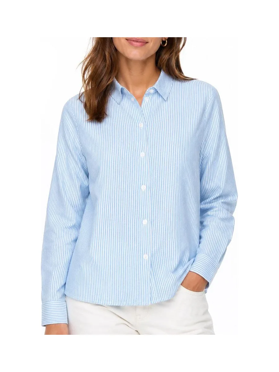 Chemise Bleu/Blanche à Rayures Femme Vero Moda Ani Oxford 2