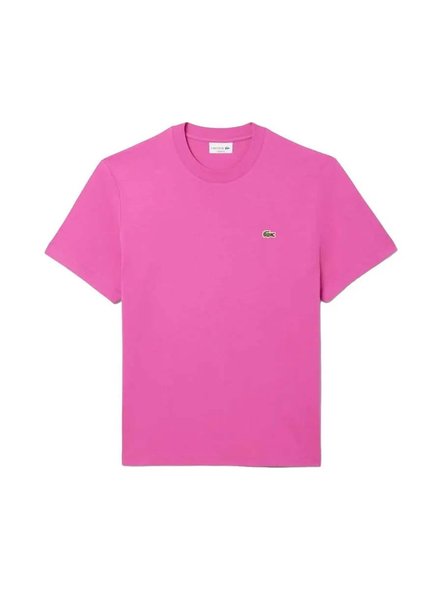 T-shirt Fuchsia Homme Lacoste TH7318 3