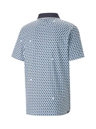 Polo de Golf Blanc/Marine Homme Puma Love 2
