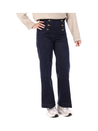 Jean Bleu Brut Femme Oraije Ankle Wide Victorine 1