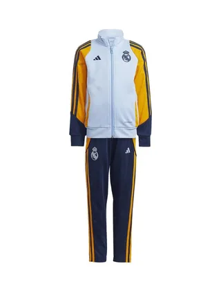 Real Madrid Ensemble de survêtement Bleu/Marine/Jaune Garçon Adidas 24 1