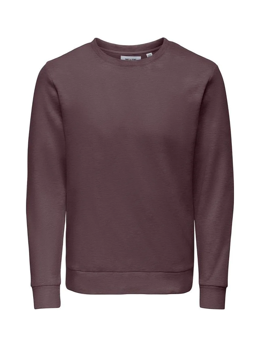 Sweat Bordeaux Homme Only & Sons Chase 2