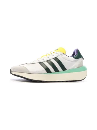 Baskets Blanches/Jaune Homme Adidas Country 1