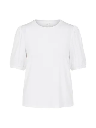 T-shirt Clanc à Manches Bouffantes Femme Vero Moda Jamie 2