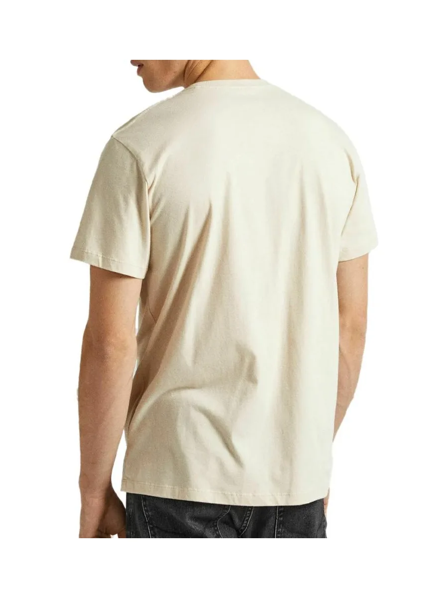 T-shirt Beige Homme Pepe Jeans 508208 3