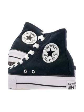 Baskets Noir Femme Converse Chuck Taylor All Star Platform 7