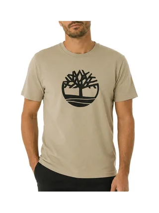 T-Shirt Beige Homme Timberland Sleeve 1 1