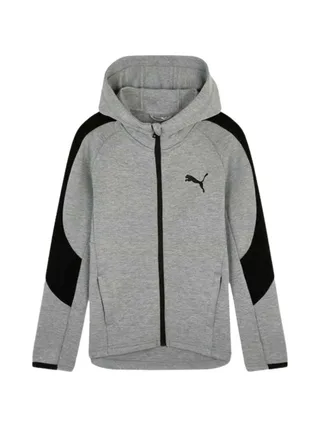 Sweat Zippe Gris Garçon Puma 672882 1