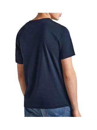 T-Shirt Bleu Foncé Homme Pepe jeans Contrast Connor 2