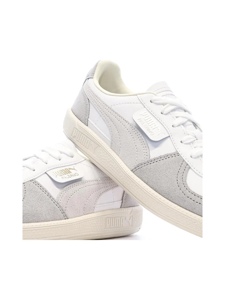 Baskets Blanche/Grise Fille Puma Palermo Moda Vintage 8