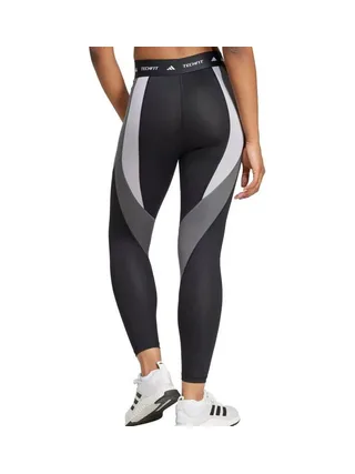 Legging Gris/Noir Femme Adidas 7/8 L 2