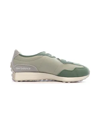 New Balance 327 Baskets Vertes/Grises Garçon WS327MT 2