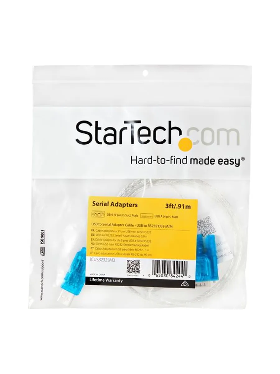 StarTech.com ICUSB232SM3 cable gender changer 5