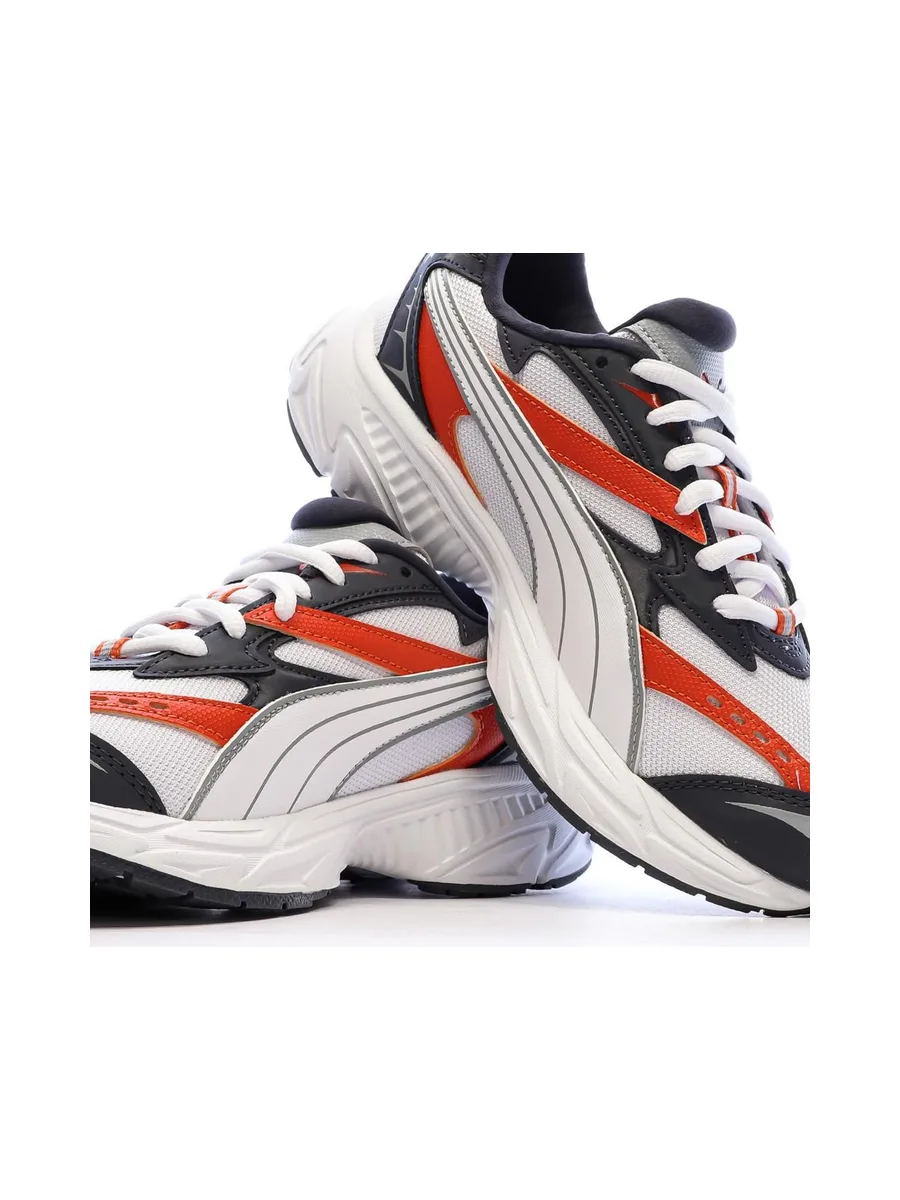 Baskets Blanches/Noires/Rouges Homme Puma Morphic 7