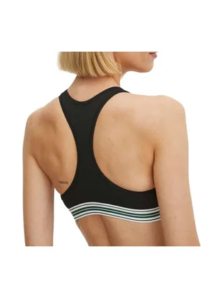 Brassière Noire Femme Lacoste World 2