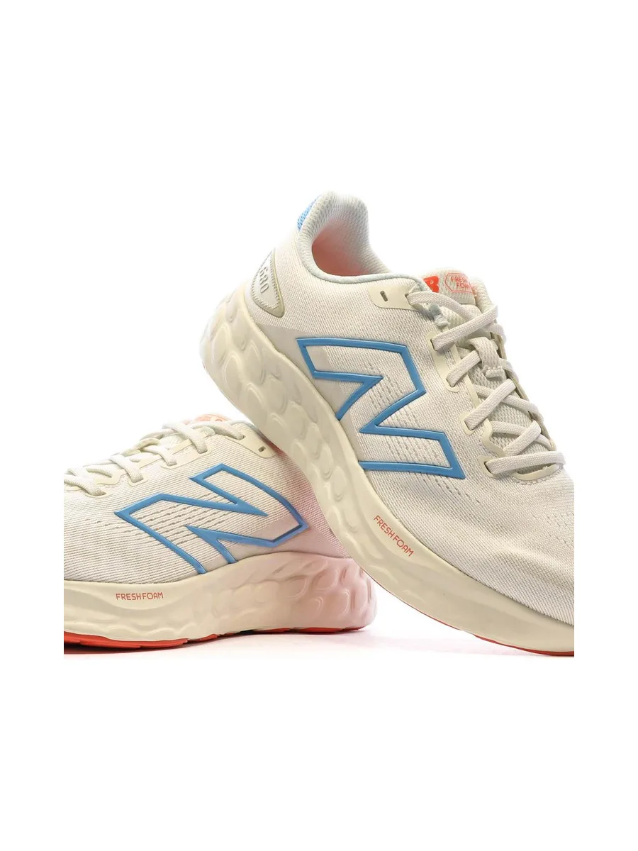 Chaussures de Running Écru/Bleu Femme New Balance 680 8