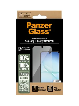 PanzerGlass ® Screen Protector Samsung Galaxy A17 | A17 5G | Ultra-Wide Fit w. EasyAligner 3