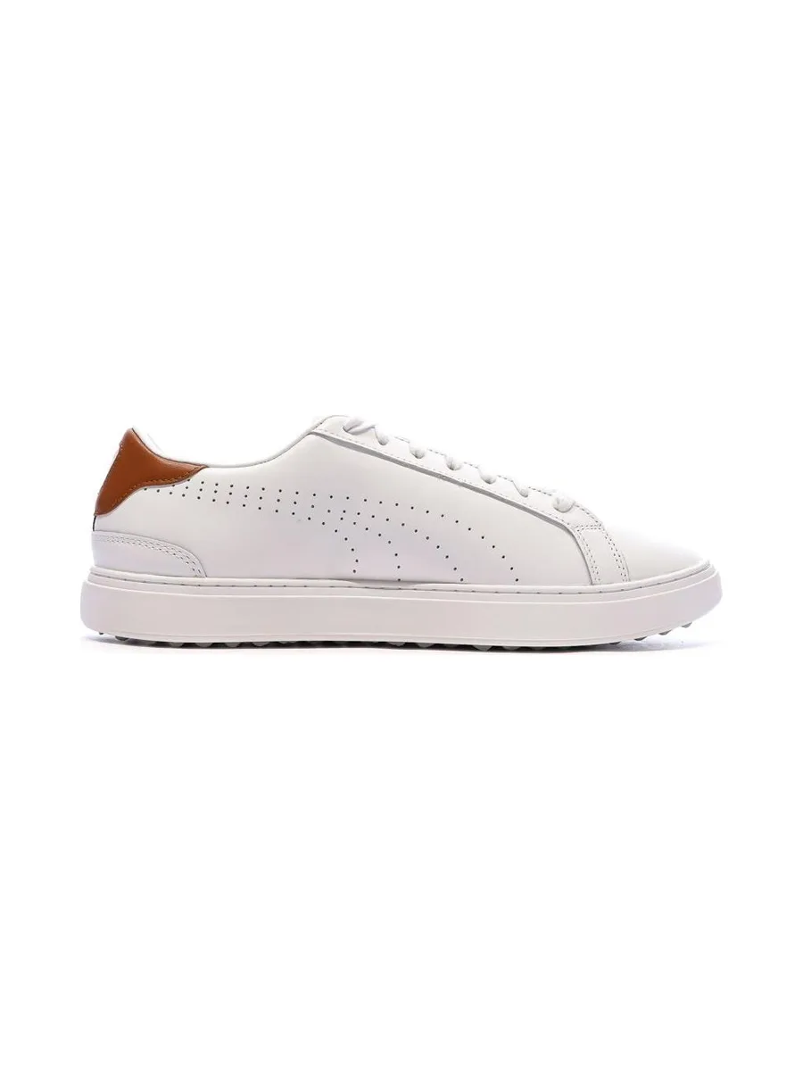 Baskets de golf Blanches/Camel Homme Puma Hypnotic 3