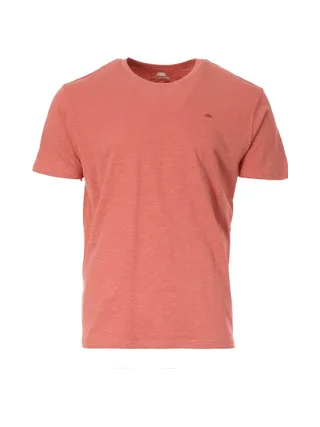 T-Shirt Rouge Homme No Publik Flamme 1