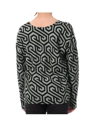 Blouse Verte/Noire Femme Vero Moda Merve 2