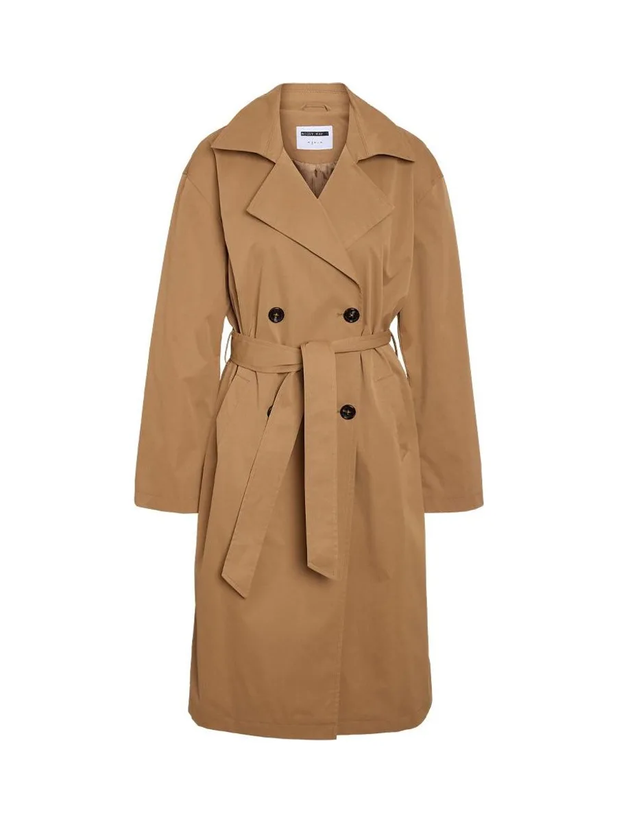 Manteau Trench Marron Femme Noisy May Manya 4