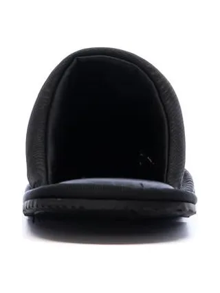Chaussons Noir Femme Calvin Klein Jeans Slipper Satin Moire 3