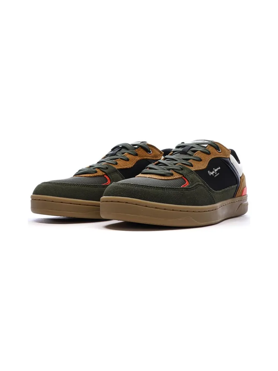 Baskets Kaki/Camel Homme Pepe jeans Kore Skate 7