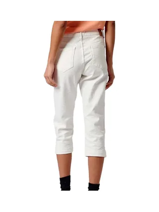 Pantacourt Blanc Femme Kaporal LOLIE24 2