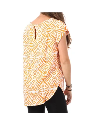 Top Orange à motifs Femme Only Nova 2