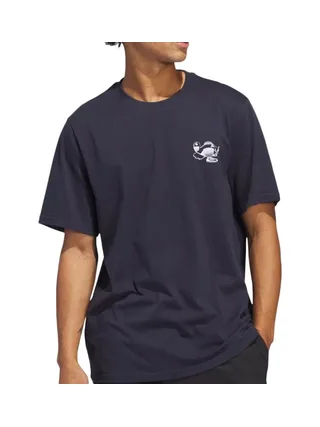 T-Shirt Marine Homme Adidas Dogplane 1