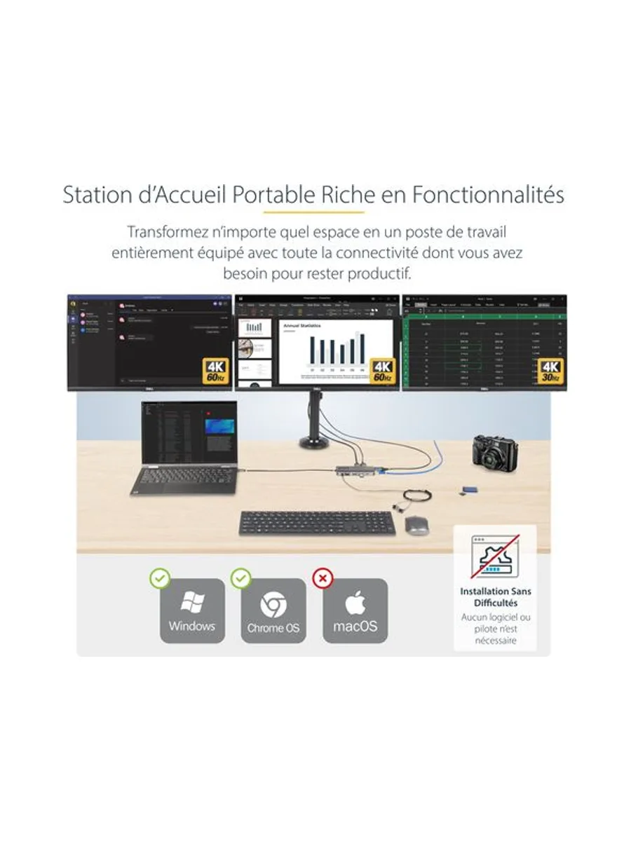 USB-C Triple-Monitor Multiport Adapter 6