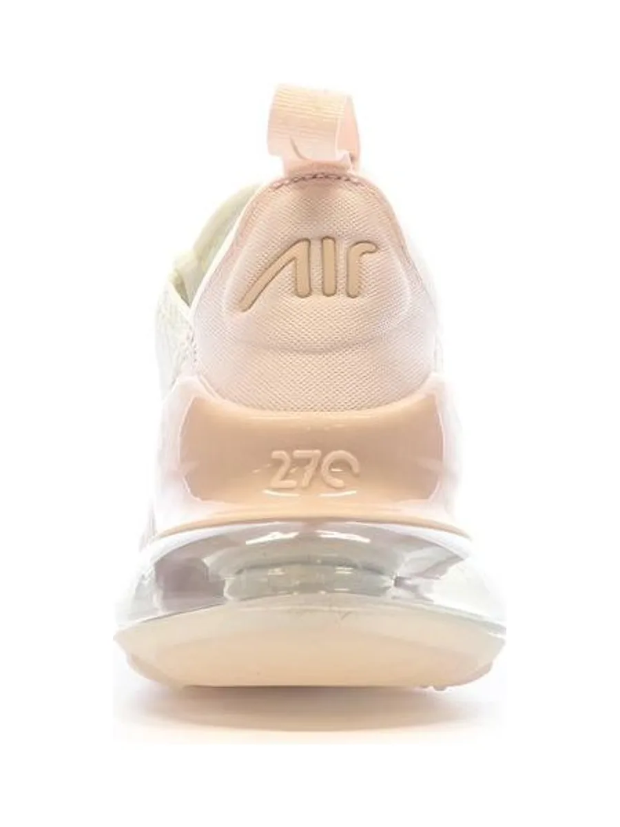 Baskets Blanches/Rose Femme Nike Air Max 270 3