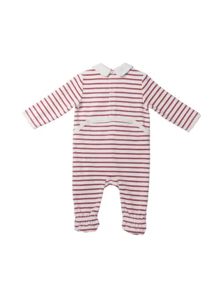 Pyjama Blanc/Rouge Bébé Elle est ou la mer Jama 2