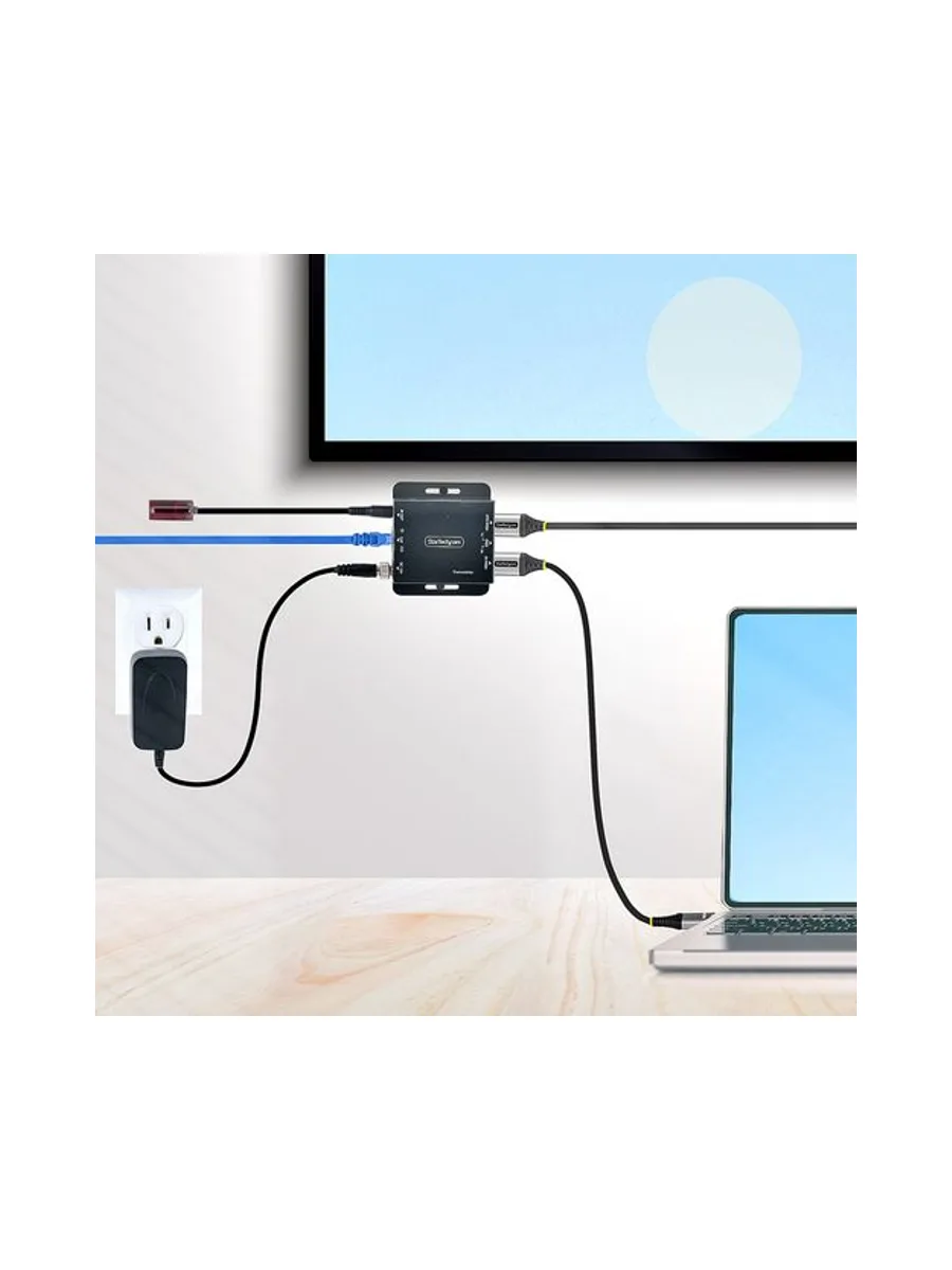 HDMI Extender over CAT6 Ethernet PoC 4K 7