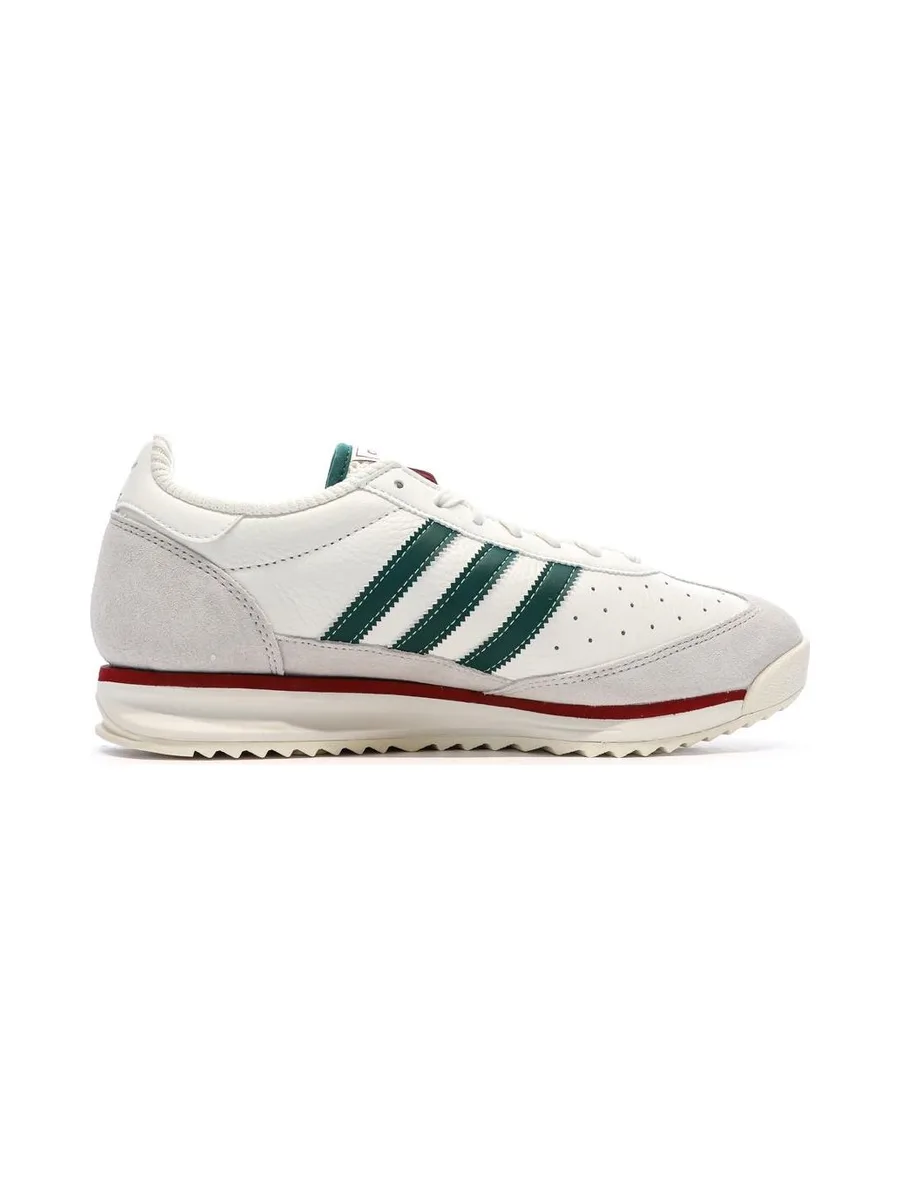 Baskets Vertes/Blanches/Bordeaux Homme Adidas Sl 72 3