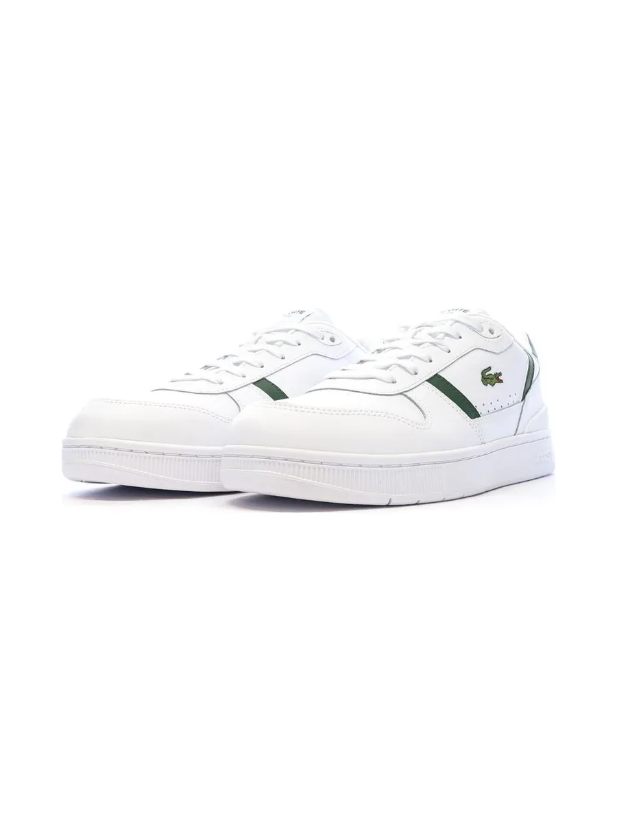 Baskets Blanc/Vert Homme Lacoste T-clip Set 224 6