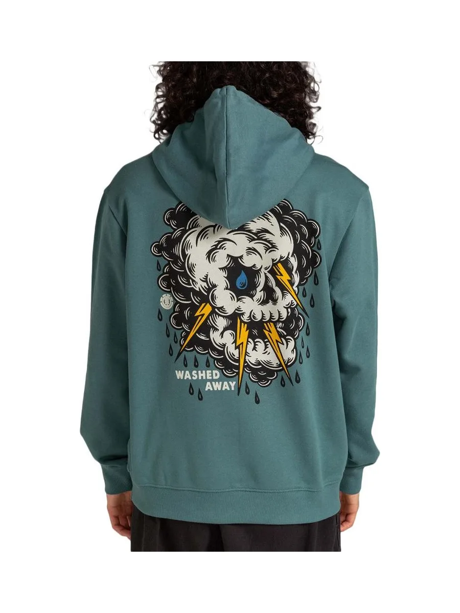Sweat Vert Homme Element Angry Clouds 2