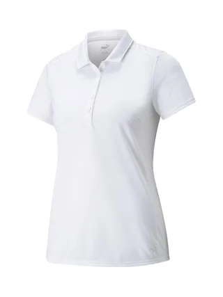 Polo Blanc Femme Puma Gamer 532989 1