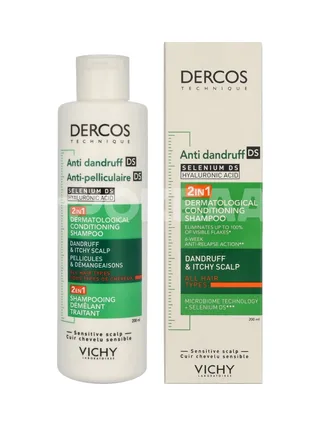Vichy Dercos Anti-Dandruff 2 In 1 Shampoo 200ml 1