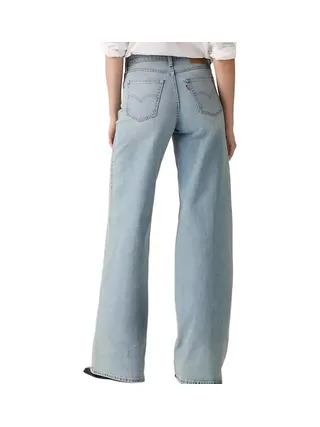 Jean Baggy Bleu Femme Levi's 728 Wide 2