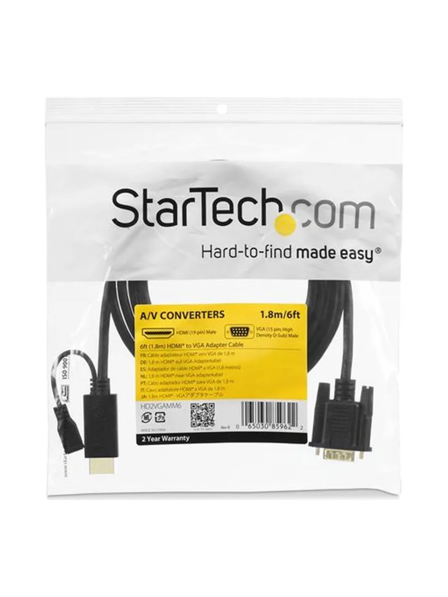 10ft HDMI to VGA active converter cable 5