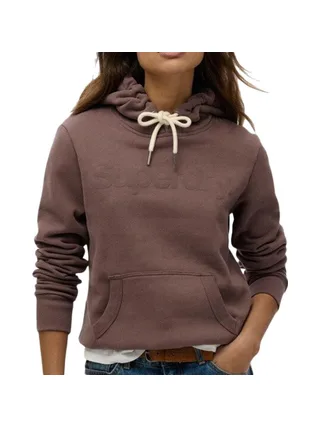 Sweat à Capuche Marron Femme Superdry Tonal Core 1