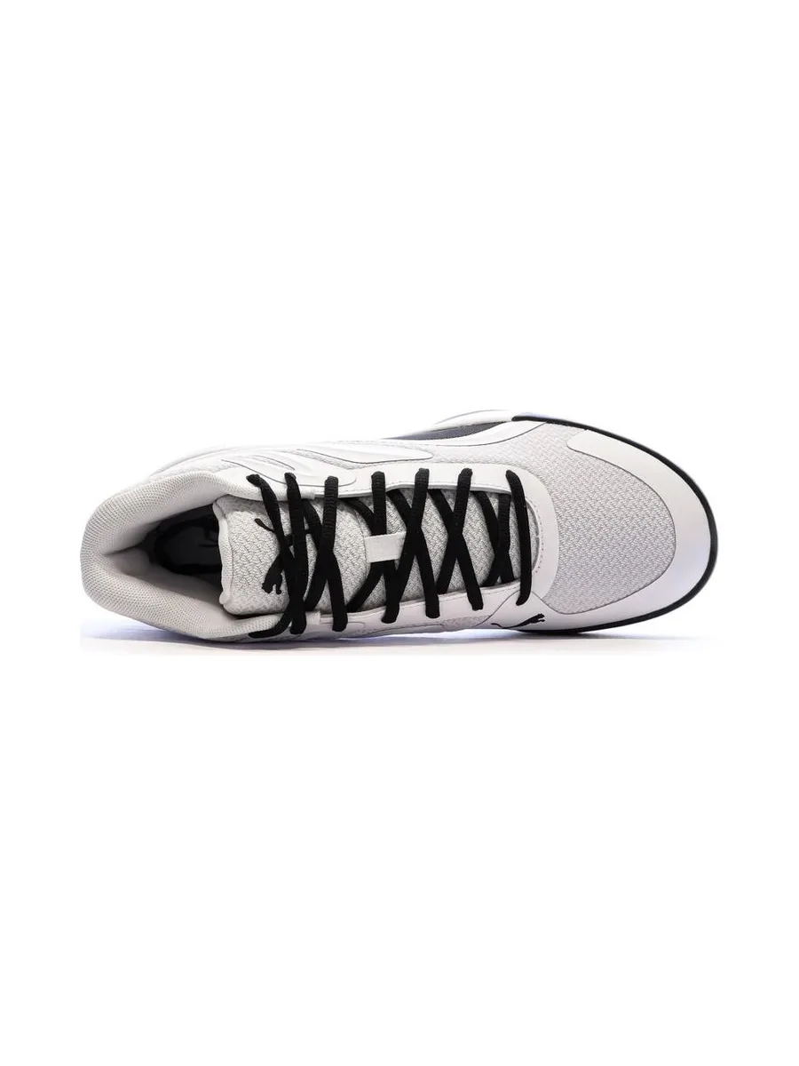 Chaussures de Basketball Grises/Blanches Homme Puma Court Pro 5