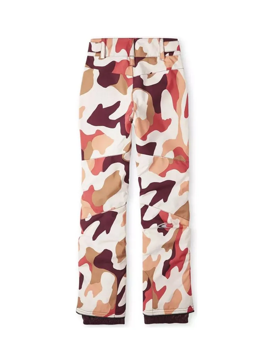 Pantalon de Ski Imprimé Blanc/Rouge Fille O'Neill Star Printed 5