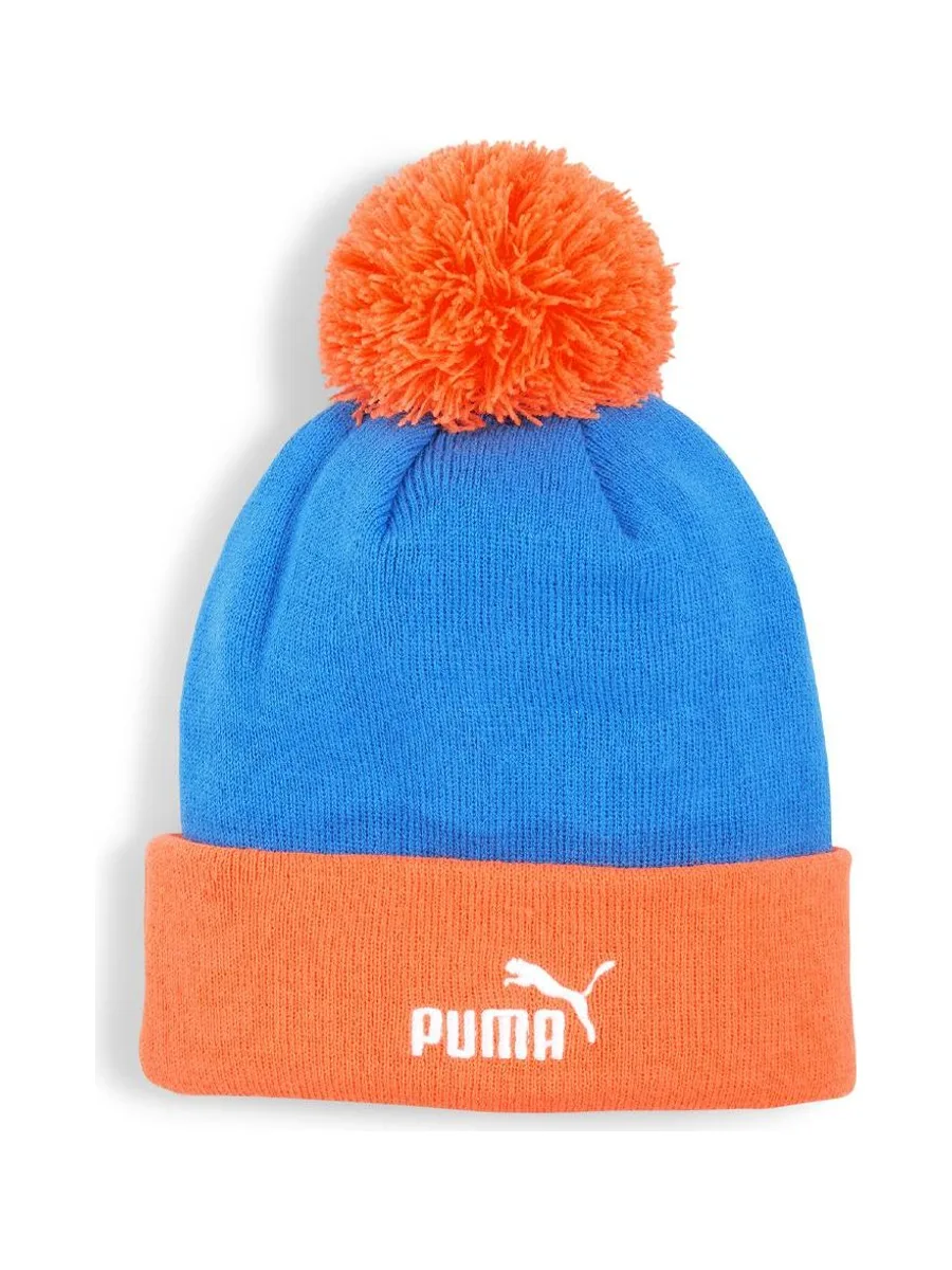 OM Bonnet à Pompon Junior Bleu/Orange Puma 025663-03 3