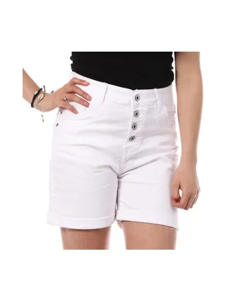 Short Blanc Femme Monday Premium Long Please 1