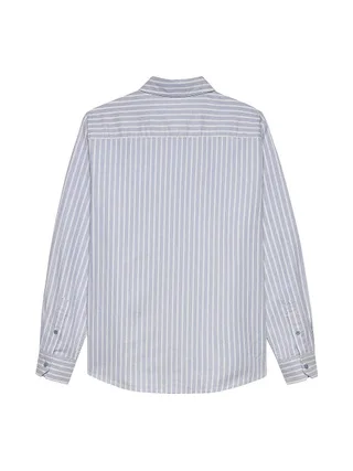 Chemise Bleu Foncé à rayures Femme Tommy Hilfiger Oxford 2