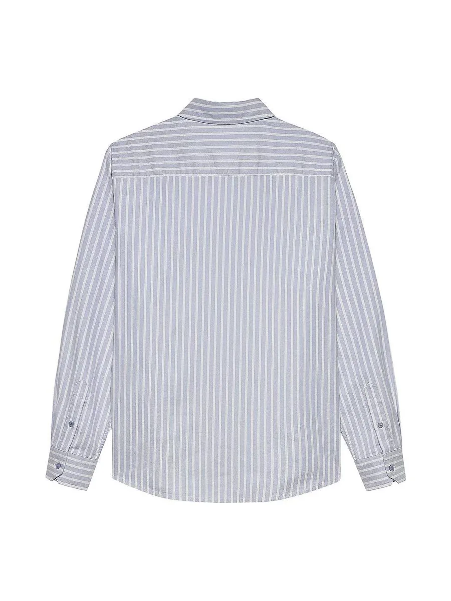 Chemise Bleu Foncé à rayures Femme Tommy Hilfiger Oxford 3